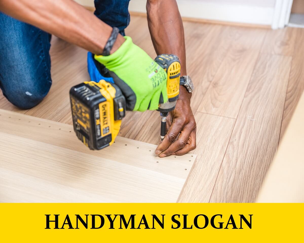 Slogan for Handyman