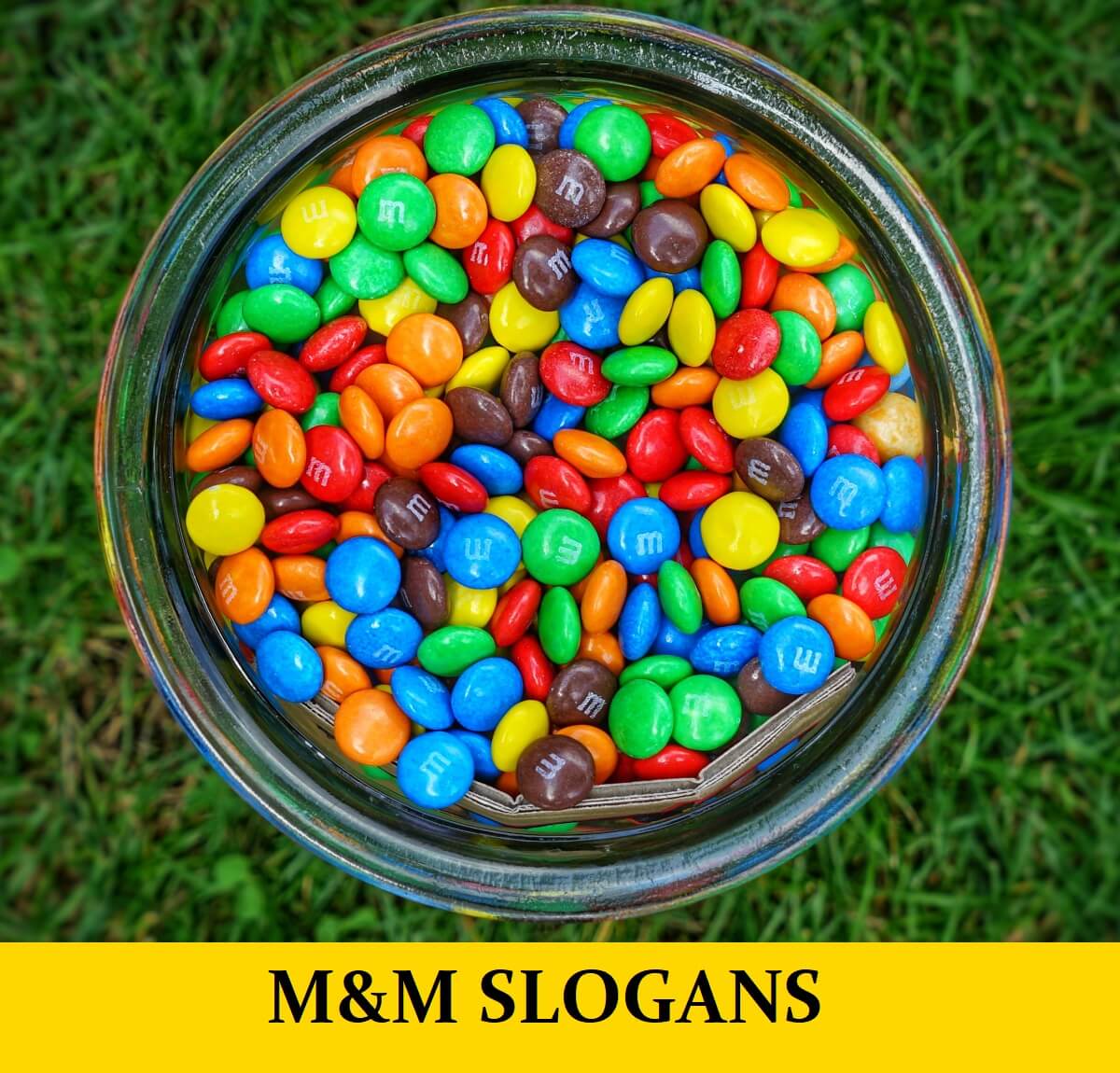 What's your best slogan for a single M&M? 😋 @mmschocolate